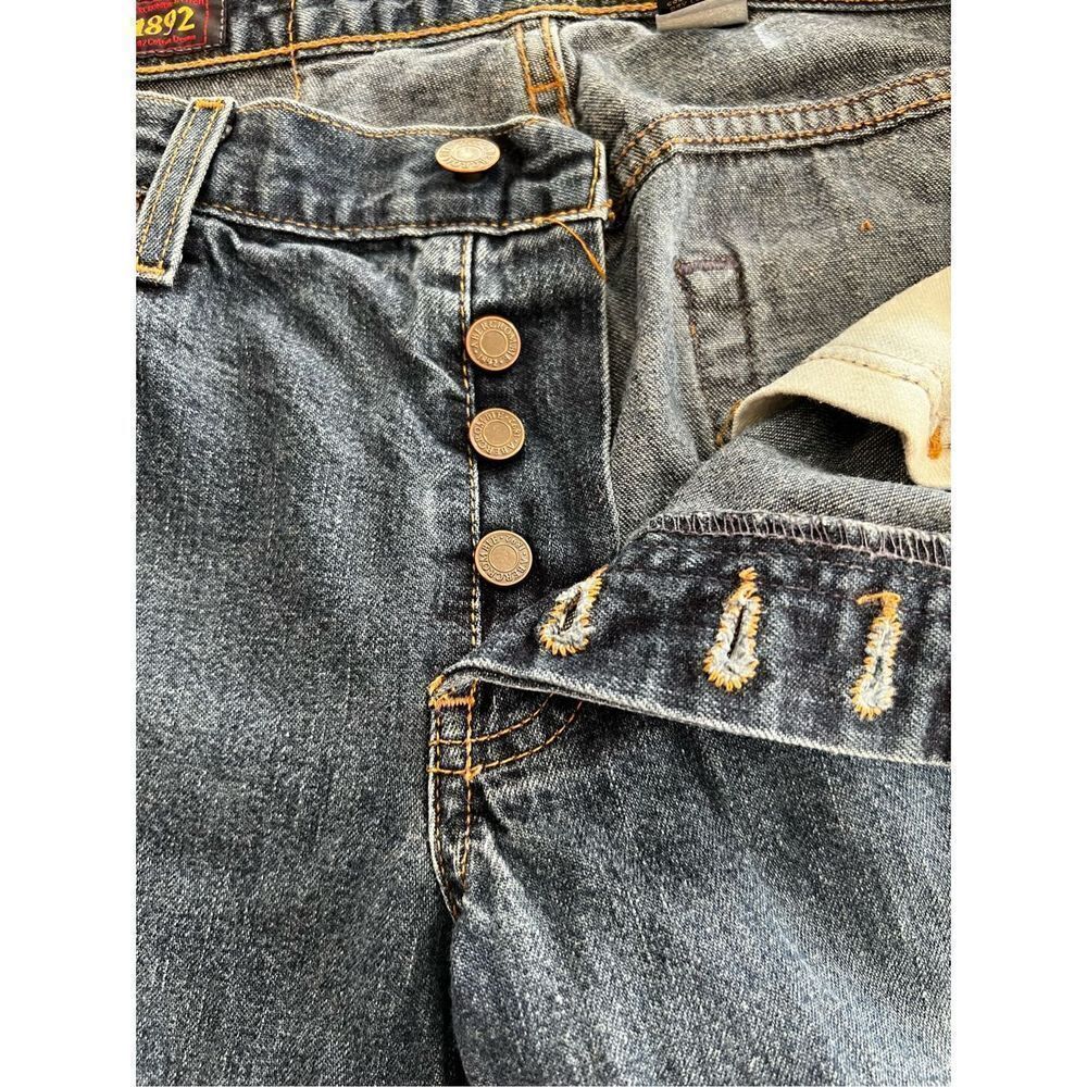 Abercrombie and Fitch  Flare Mid-rise Button Fly Denim Jeans size 2 - Picture 14 of 16